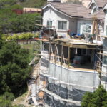 San Carlos 2 Story Deck Addition Waterproof Spiral Stair Case