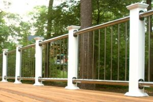 Stainless Steel Top&Bottom Rail With Vertical Balusters (SS-TB-V)