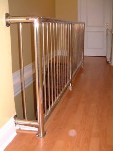 Stainless Steel Posts With Top&Bottom Rail With Vertical Balusters (SS-TBP-V)
